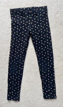 Legínky so zlatými bodkami, f&f,122