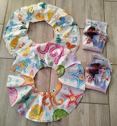 Nafukovacie kolesá + rukávniky, 