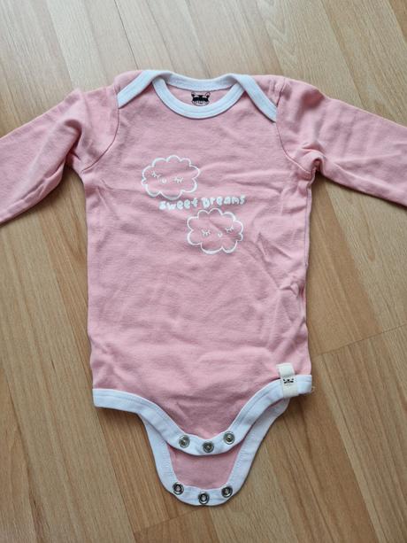 Detske body s dlhým rukávom 12 ks hračka gratis, 68