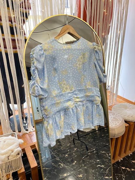 Romantická vzorovaná blúzka pre moletky, river island,42