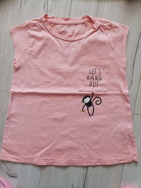 Dievčenské tričká 116/122 22kusov, reserved,116