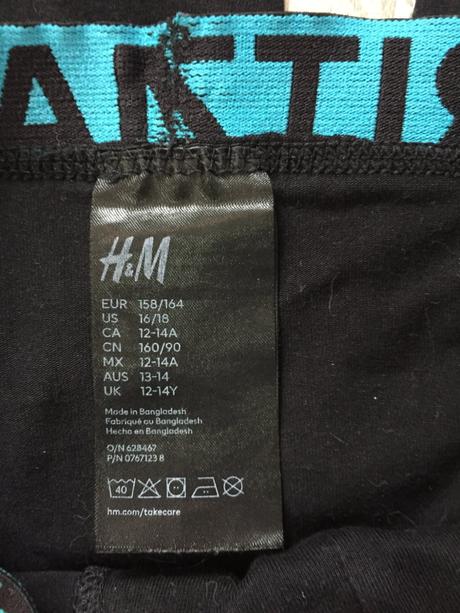 Chlapčenske boxerky 5ks, 12-14 rokov, h&m,158