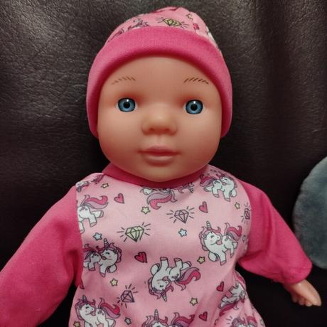 Zvuková bábika 30cm a jej hračky,