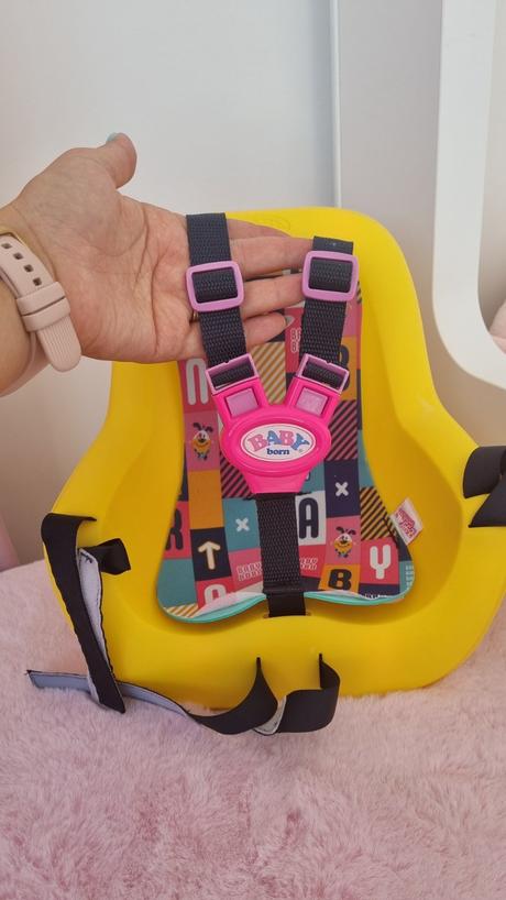 Baby born sedačka na bicykel s prilbou, 