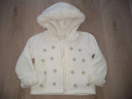 Dievčenský flísový svetrík -12-18 mesiacov, 86