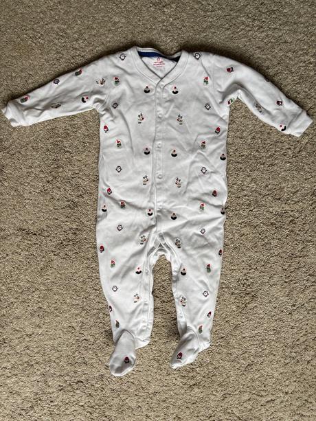 Zateplený zimný overal/pyžamo spací vak next, next,92