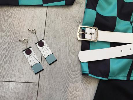 Chlapčensky kostym anime kamado tanjirou 9-10rokov,