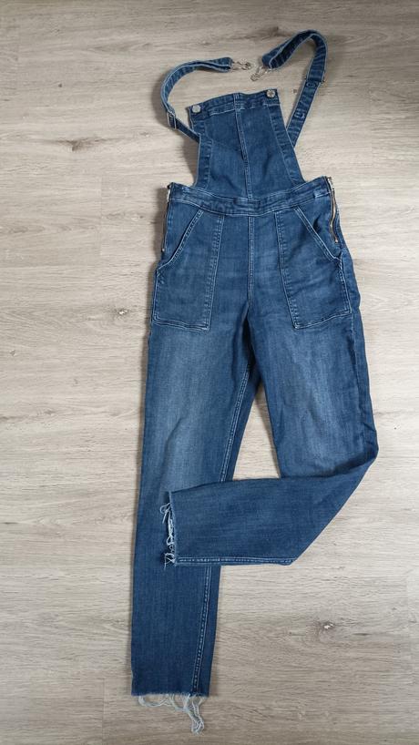 Dievčenské rifle s tračkami, h&m,146