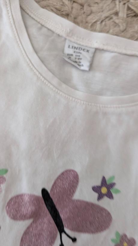 Tričko s motylmi, lindex,128