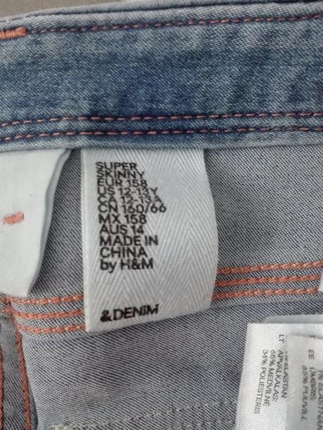 Dievčenské rifle , h&m,158