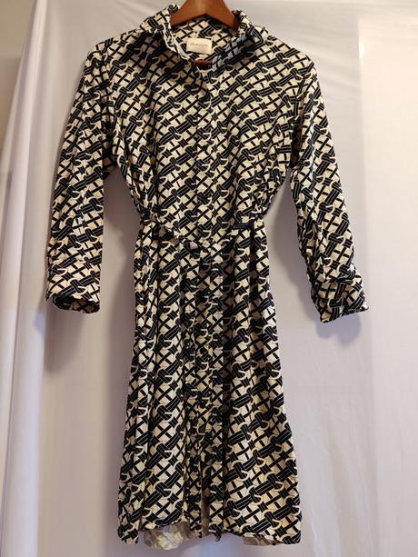 Gant originál monogram luxusné košeľové šaty, gant,s