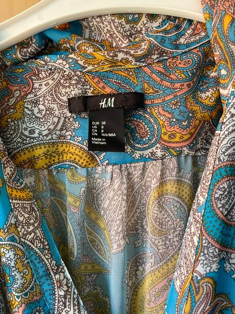 Kvetované šaty, h&m,36