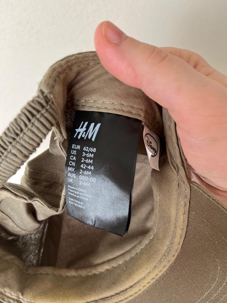 Šiltovka mickey m., h&m, 68, h&m,68