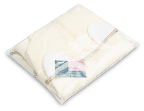 Sensillo pončo na kúpanie ecru, 