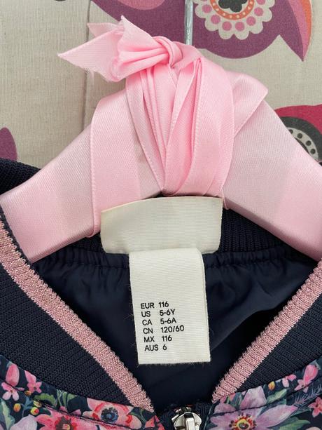 Bundicka, kvetovana, vel. 116, top stav, h&m,116