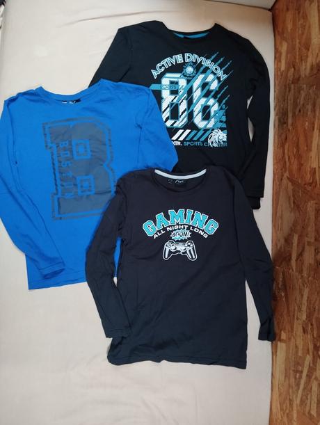 3 x chlapčenské tričko, bonprix,158