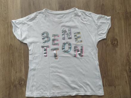 Tričko dievčenské v.146/152, benetton,146