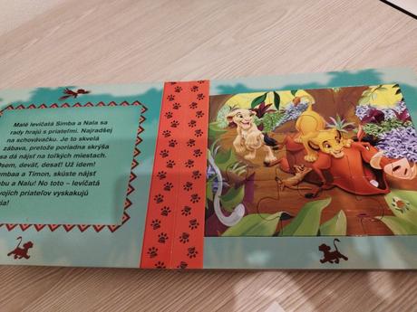 Knizka levi kráľ -puzzle, 