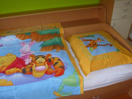 Posteľné obliečky - medvedík pú, šírka (cm): 90,dĺžka (cm): 200