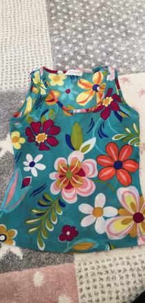 Tričko/blúzka s kvietkami, 134