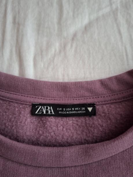 Dlhá tepláková mikina s vreckami, zara,s