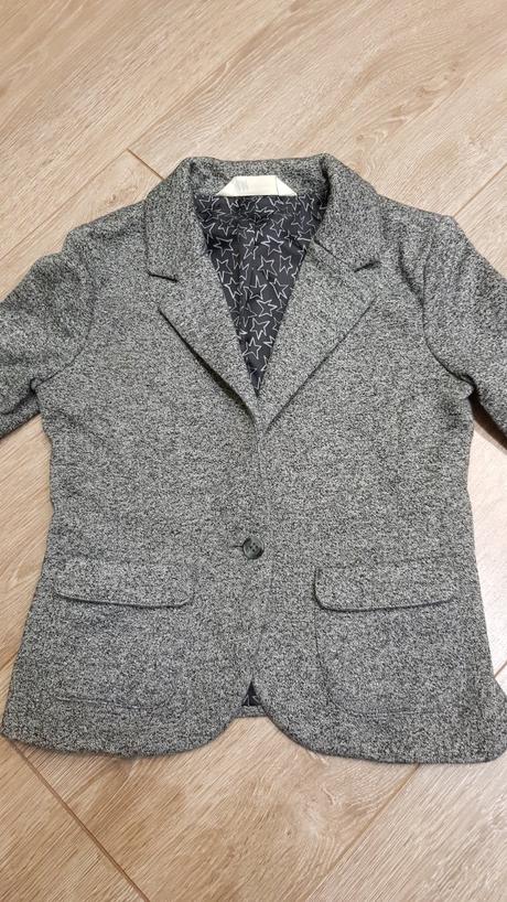 Dievčenské sivé sako, h&m,152