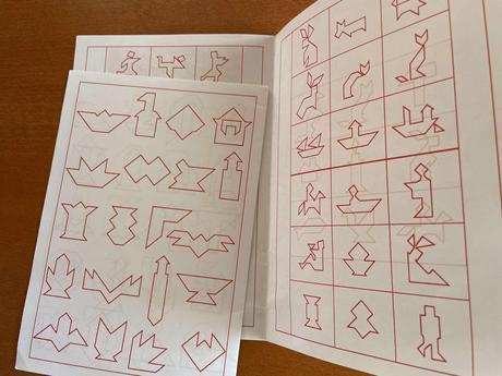 Nové puzzle tangram penové, 