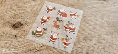 Nažehľovacia nálepka - vianočný mix ii- 12cm,