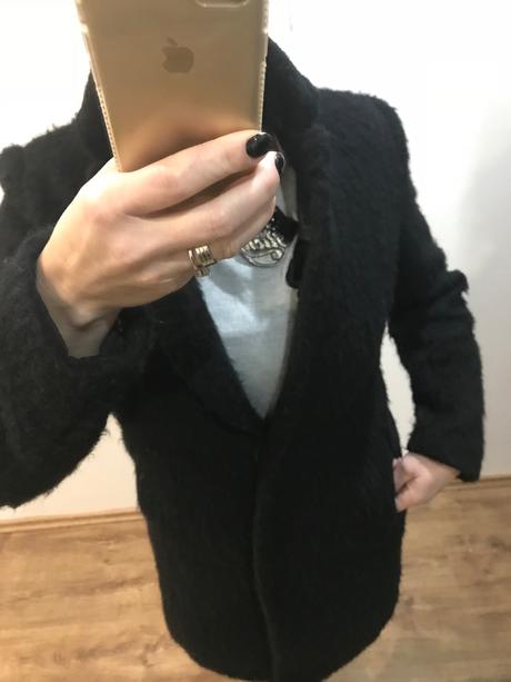 Zimný vlnený kabat h&m, h&m,m