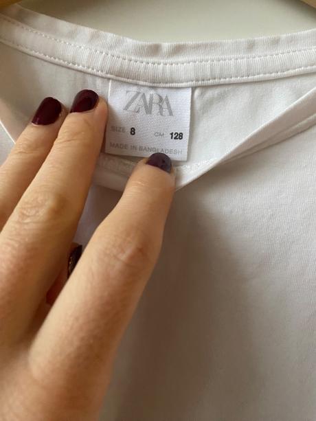 Tričko s volanovymi rukávmi, zara,128