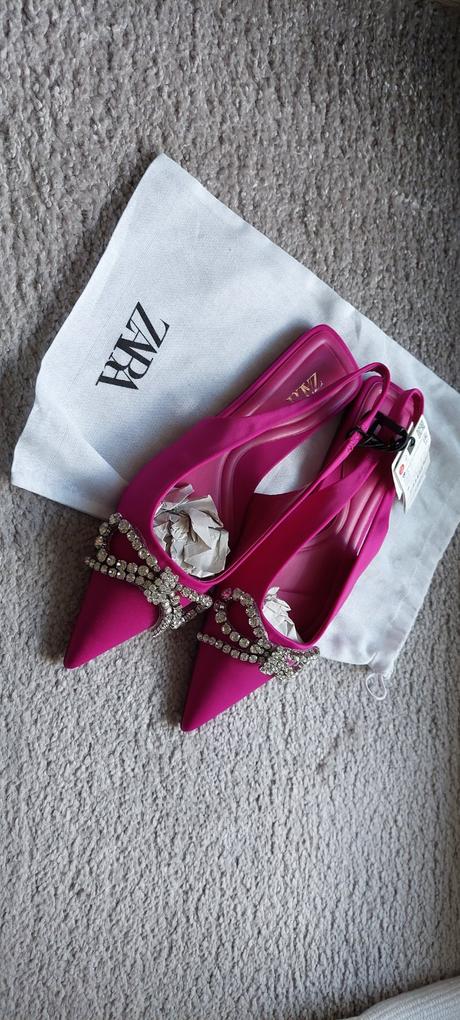 Balerinky (sandale) zara, zara,38