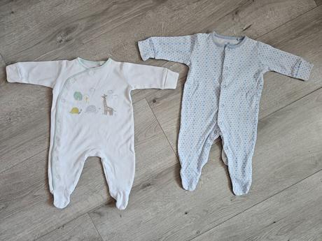 Biele dupačky pyžamko next 62 modré zadarmo, next,62