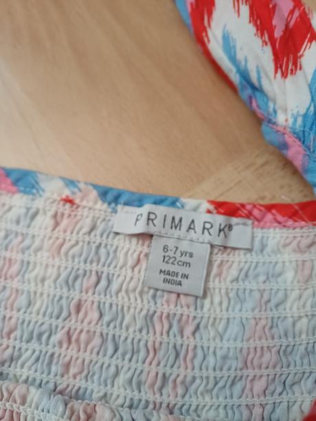 Farebné letné šaty, primark,122