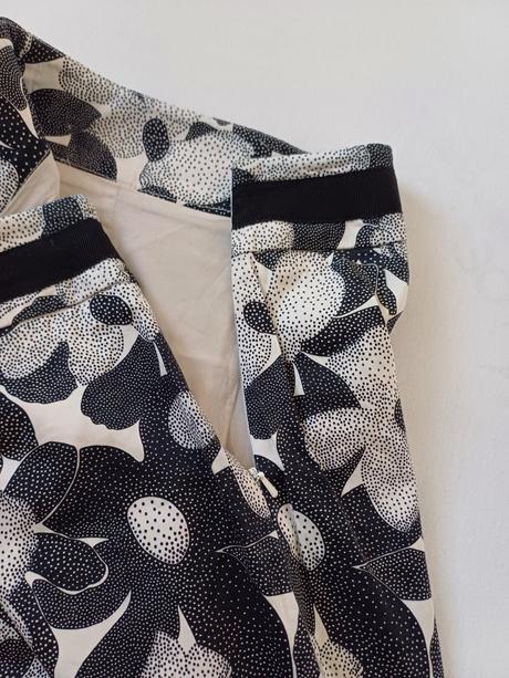 Čierno-biela sukňa, xs