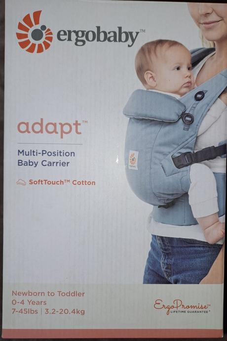 Nosič ergobaby adapt soft touch cotton, ergo baby
