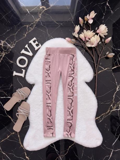 Bledoružové legíny, pretty girl,s