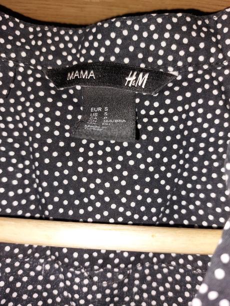 Tehotenská blúza, veľ s, h&m,s
