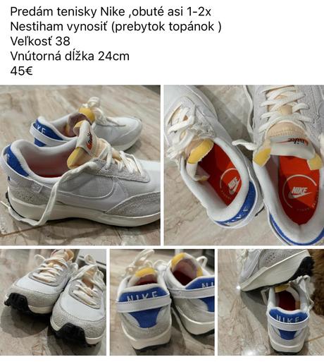 Nike tenisky, nike,38