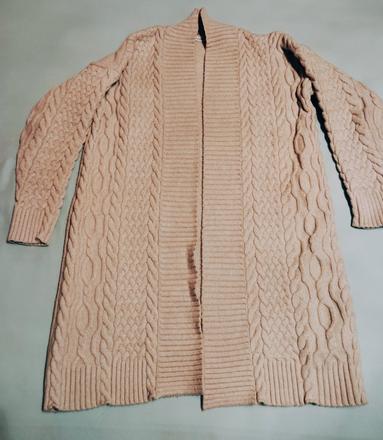 Dlhý pletený sveter, reserved,38