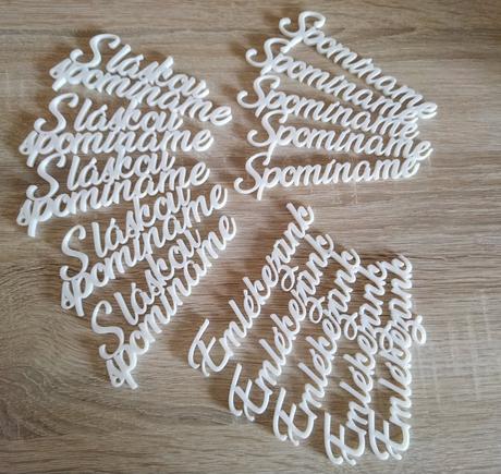 Dekorácie na ďalšiu výrobu, 