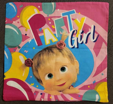 Obliečka na vankúš, máša a medveď, šírka (cm): 40,dĺžka (cm): 40