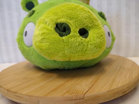Plyšák kráľ prasa s korunkou, angry birds king pig,