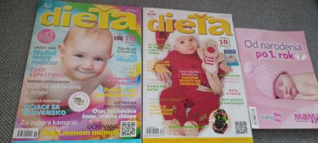 Časopisy dieťa darujem,