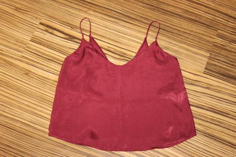 Saténový top bershka v. m, bershka,m