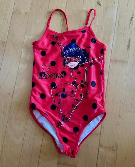 Carovna lienka plavky 110/116, 122