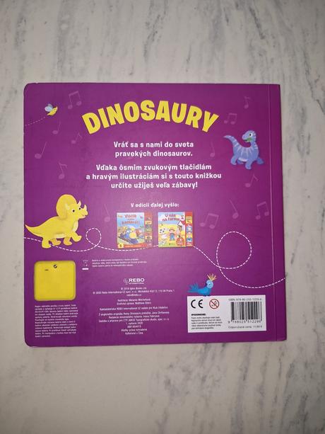 Zvuková kniha dinosaury, 
