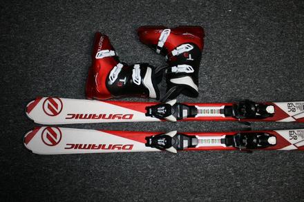 Lyže dynamic 120 cm , salomon lyžiarky, 120-129 cm