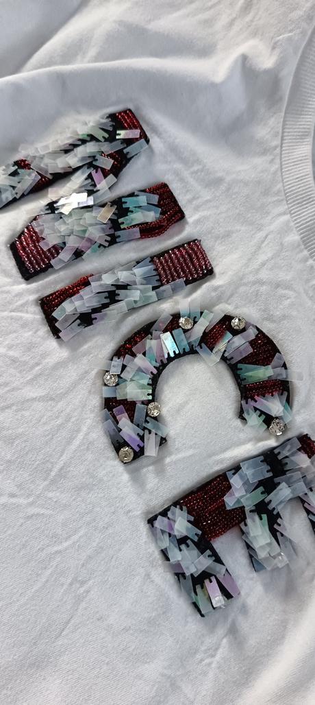 Biele tričko s aplikáciou, reserved,164