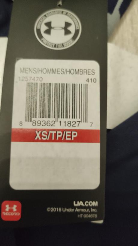 Under armour, under armour,xs