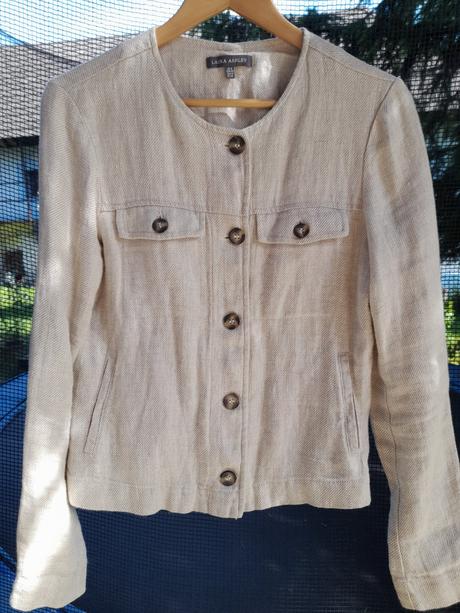 Ľanové sako, laura ashley,34